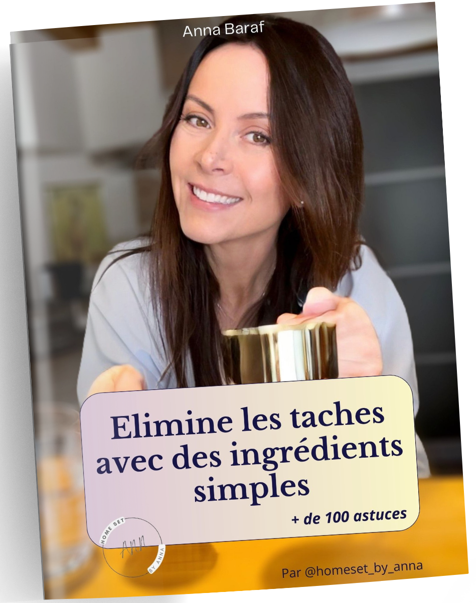 Elimine les taches avec des ingrédients simples